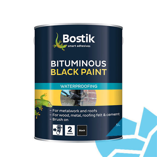 Picture of Bostik Bitumen Black Paint 5ltr