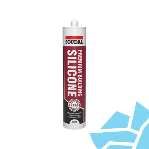 Picture of Soudal Premium Building Silicone 290ml Clear