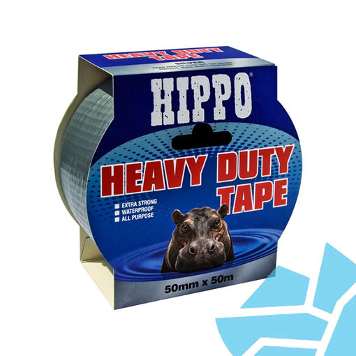 Picture of Hippo Heavy Duty Tape Silver 50mm x 50m
