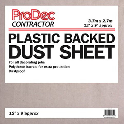 Picture of Dust Sheet Poly Back Cotton Twill 12' x 9'