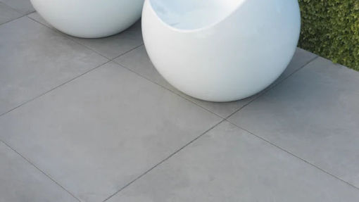 Picture of Stonemarket Fortuna Porcelain Paving Slab 600x600x20mm Silver