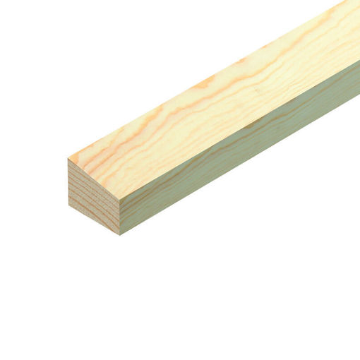Picture of 12x15mm Angled Bead Wedge Bead 2.4m Pine