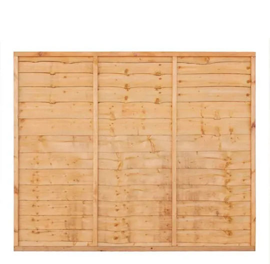 Grange GSL5 1.5m Superior Lap Fence Panel - Golden Brown | Rose ...