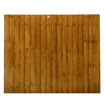 Picture of Featheredge Fully Framed Fence Panel 6' x 6' (1828 x 1828mm) Autumn Gold