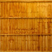Picture of Featheredge Fully Framed Fence Panel 5' x 6' (1524 x 1828mm) Autumn Gold