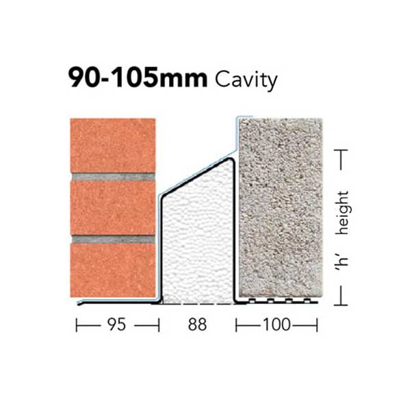 Keystone HD/K-90 Heavy Duty Cavity Wall Lintel 2400mm | Rose Building ...