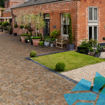 Picture of Woburn Rumbled Block Paving 100x134x50mm Autumn Small