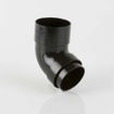 Picture of 68mm Round Downpipe 112.5° Offset Bend - Black