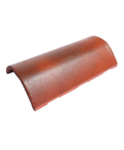 Picture of Crest Universal Ridge Roof Tile 450mm Rustic Red