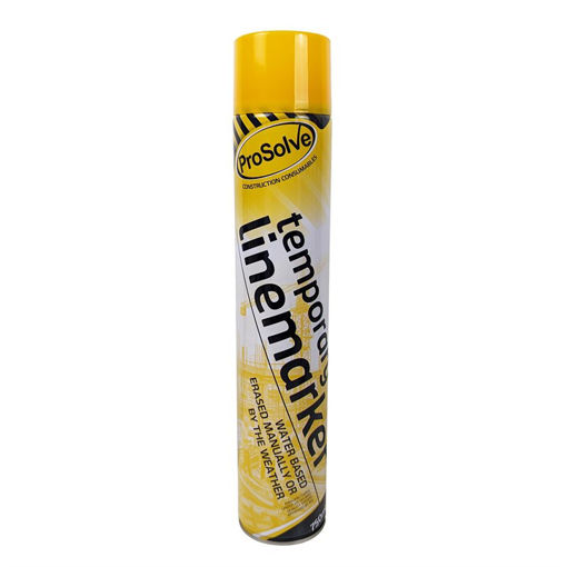 Picture of Temporary Line Marker Paint Aerosol 750ml Yellow