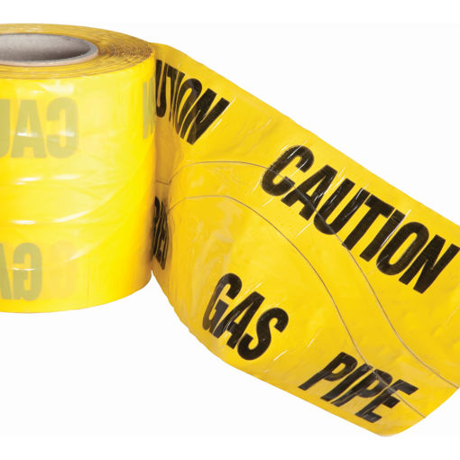 Picture of Detectable Underground Warning Tape - Gas Main 150mm x 100m - Yellow