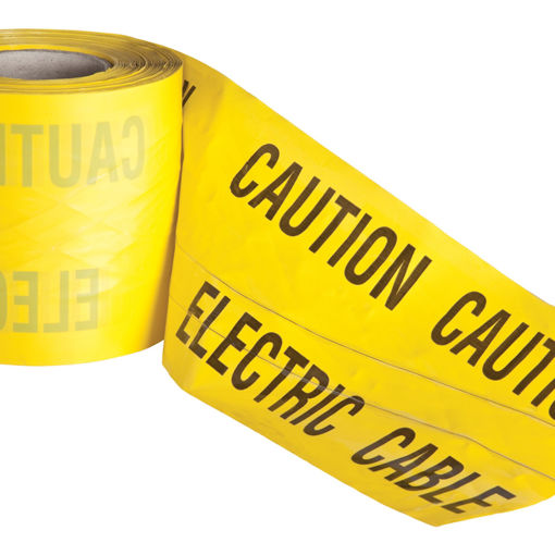 Picture of Detectable Underground Warning Tape - Electric Cable 150mm x 100m yellow