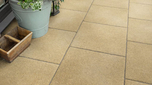 Picture of Stonemarket Textured Paving Slab 600x600x32mm Buff