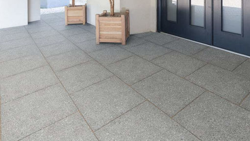 Picture of Stonemarket Textured Paving Slabs 450x450x32mm Charcoal 