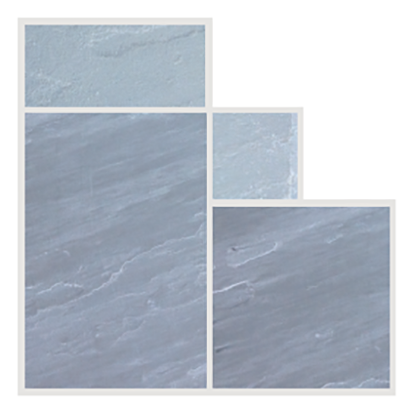 Gardenstone 18mm Natural Sandstone Patio Project Pack 19.52m2 Pure Grey ...