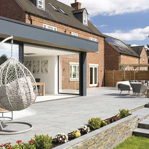 Picture of Pavestone Classic Porcelain Paving 600x600mm Grey