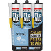 Picture of Soudal Fix All Crystal Sealant & Adhesive Clear 290ml Triple Pack 'Rewards' Promo