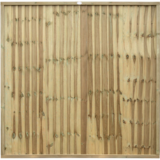 Picture of Grange 1.8x1.83m Superior Closeboard Fence Panel Green