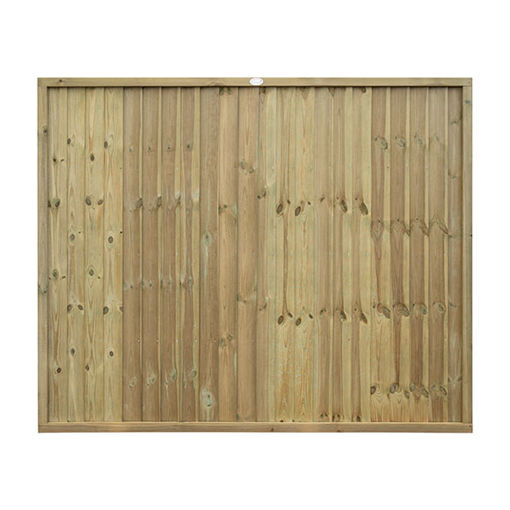 Picture of Grange 1.5x1.83m Superior Closeboard Fence Panel Green