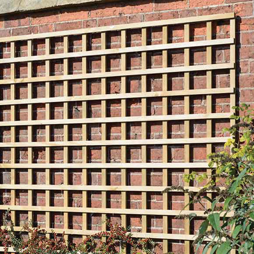 Picture of Grange 1.8x0.9m Heavy Duty Square Trellis Green