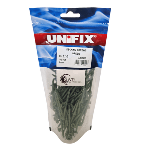 Picture of Unifix 8 x 2 Green Decking Screw Pouch (Pk150)