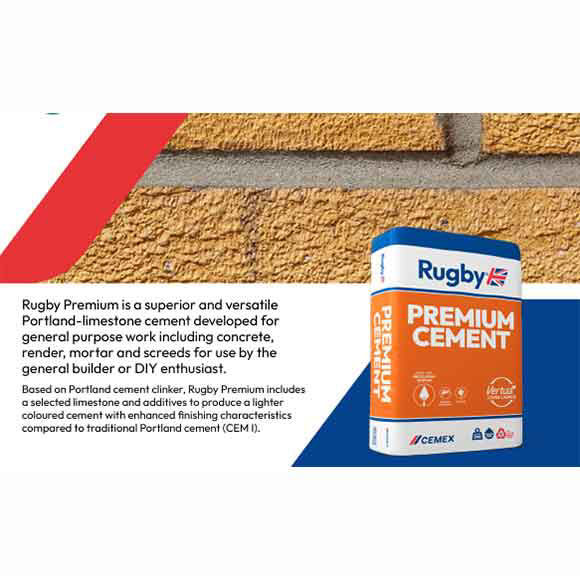 Rugby Premium Cement Plastic Bag 25kg | Rose Building Supplies
