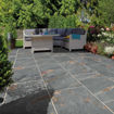 Picture of Pavestone Discovery Rusty Slate Porcelain Paving Slabs 1200x600mm Pack of 7 (5.04m2)