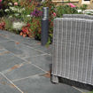 Picture of Pavestone Discovery Rusty Slate Porcelain Paving Slabs 1200x600mm Pack of 7 (5.04m2)