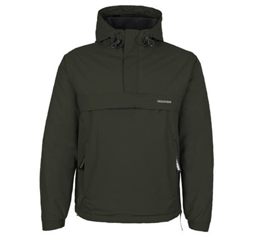 Picture of Sutherland Black Windbreaker Waterproof Hooded 1/4 Zip Jacket 2XL