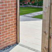 Picture of Brett Chaucer Concrete Textured Paving Slabs 450x450x32mm Charcoal