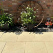 Picture of Brett Stamford Riven Concrete Paving Slabs 600x600x32mm Buff