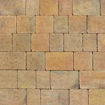 Picture of Brett Alpha Antique 210x140x50mm Large Paviors Block Paving Autumn Gold