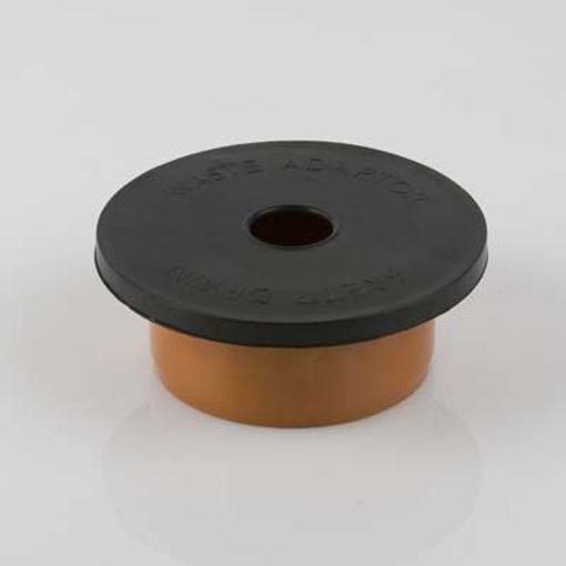 Picture of Brett Martin 110mm Underground Drainage Universal Waste Pipe Socket Adaptor B4901