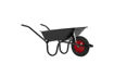 Picture of Haemmerlin Camden Classic Black Wheelbarrow – 85L Pneumatic Garden & Builders Wheel