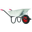 Picture of Haemmerlin County Galvanised Wheelbarrow – 120L Pneumatic Builders & Garden Wheel