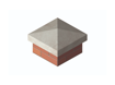 Picture of Concrete Four Way Weathered Pier Cap 405 x 405mm (16x16")