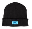 Picture of Ox Winter Knitted Black Beanie Hat