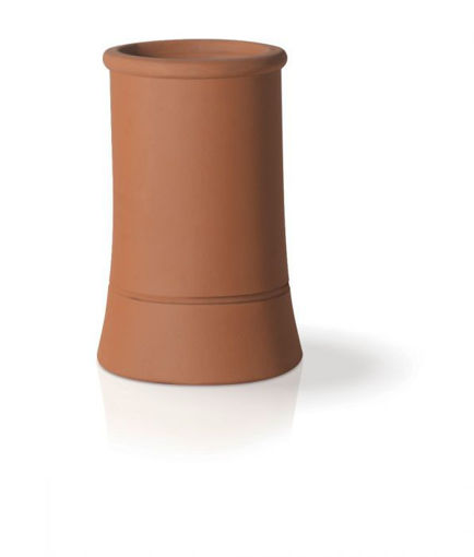 Picture of Redbank No 1 Roll Top Chimney Pot 300mm RED