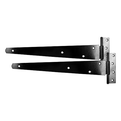 Picture of Timco Medium Tee Hinge 400mm 16" Black (Pair)