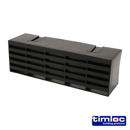 Picture of TIMLOC Plastic Air Brick 215x69x60mm Black