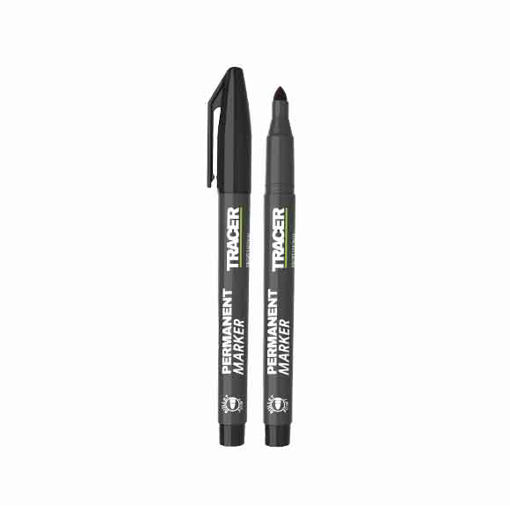 Picture of Tracer Fine-Point Permanent Construction Marker Black (Twin Pack)