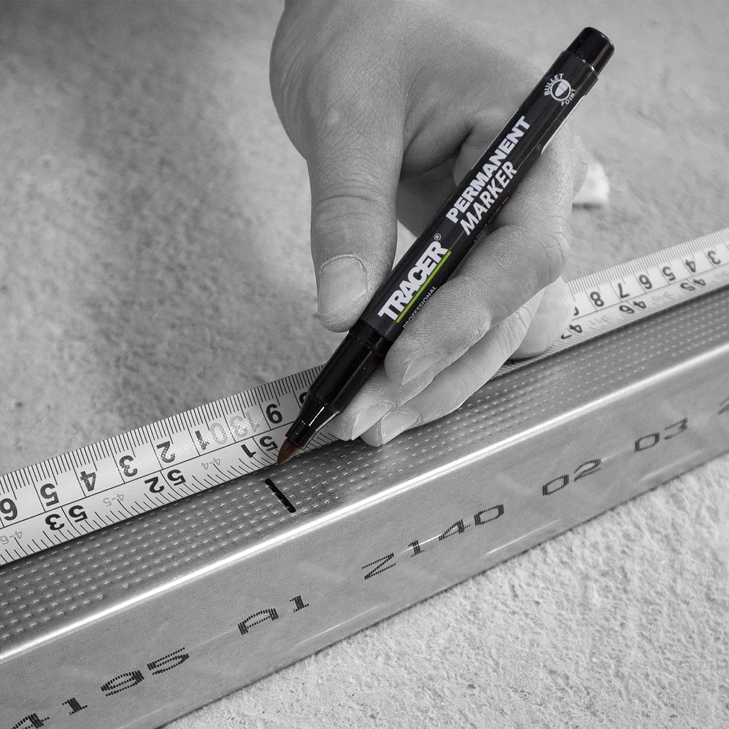 Tracer Fine-Point Permanent Construction Marker Black (Twin Pack ...