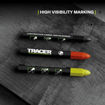 Picture of Tracer Construction Lumber Crayon Markers, Pack of 12 - Mixed Colours