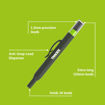Picture of Tracer Precision Pencil Graphite Leads Replacement Pack 24pcs - 1.3mm / Pencil refills 