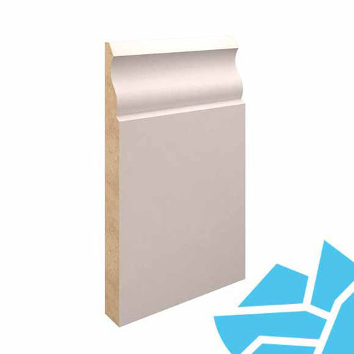 Picture of 18x168mm Ogee MDF Primed Skirting FSC 4.4m