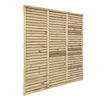Picture of Grange 1.8x1.8m Contemporary Vogue Slatted Fence Panel Green
