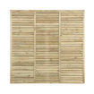 Picture of Grange 1.8x1.8m Contemporary Vogue Slatted Fence Panel Green