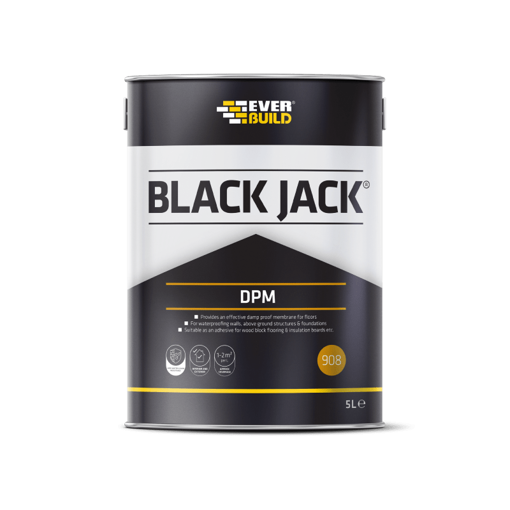 Picture of Everbuild Sika Black Jack DPM 5ltr 908.