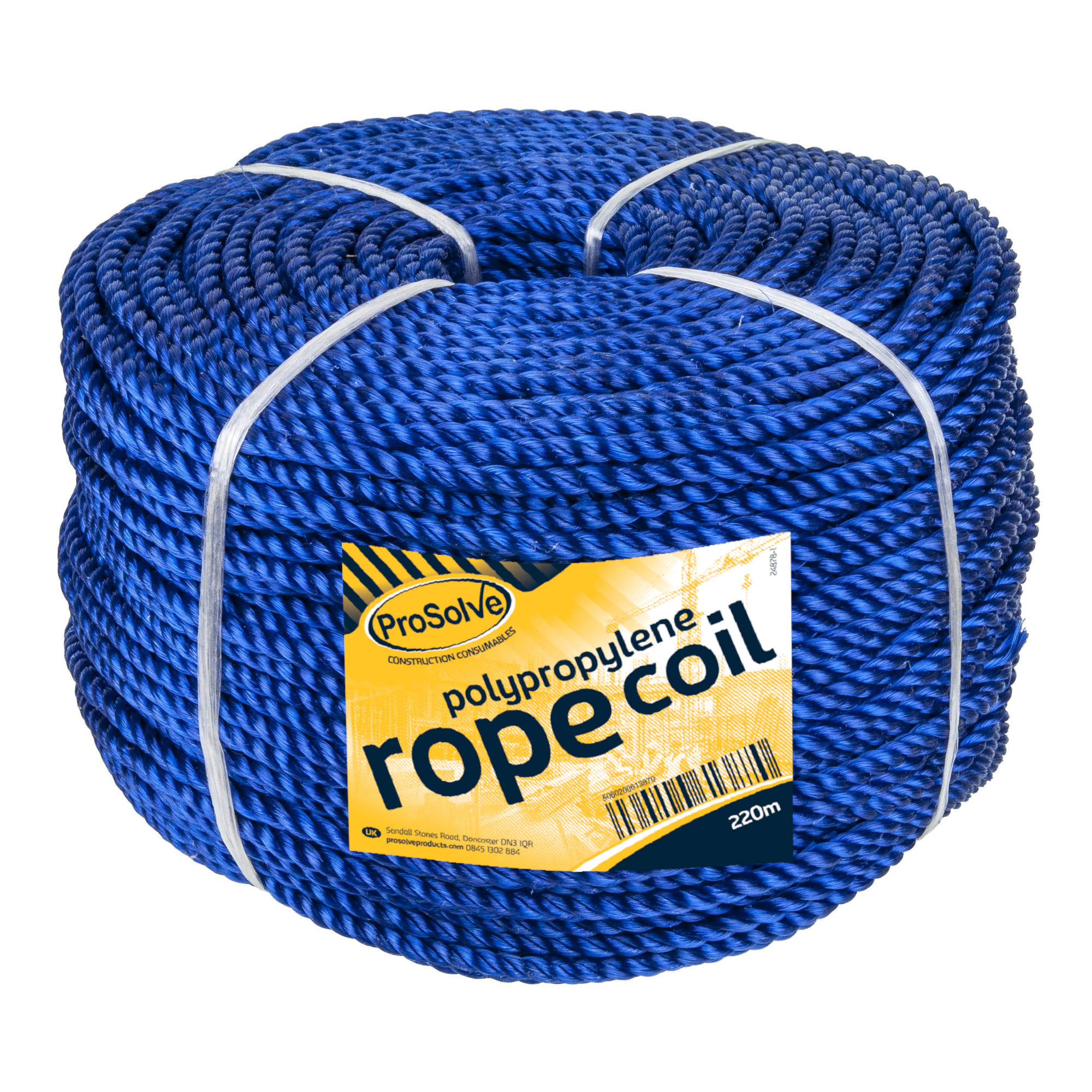Prosolve Polypropylene Rope Coil 8mm x 220m | Rose Building Supplies
