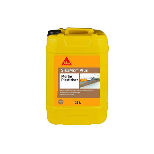 Picture of Sika SikaMix Plus Mortar Admix Plasticiser 25 Litre Admixture
